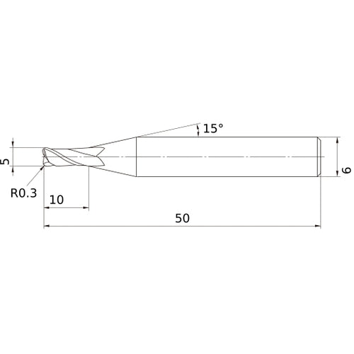 MS2MRBD0500R030 CARBIDE ENDMILL