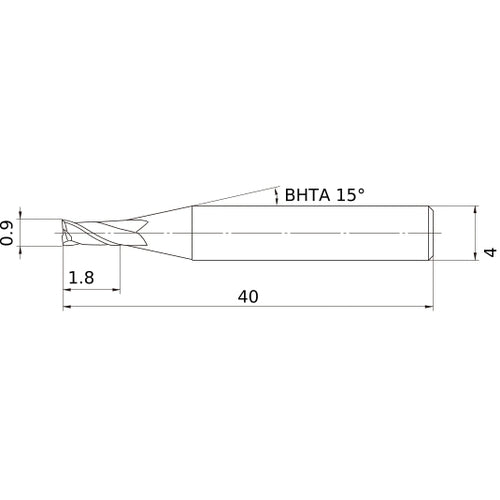 MS2MSD0090 CARBIDE ENDMILL