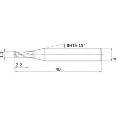 MS2MSD0110 CARBIDE ENDMILL