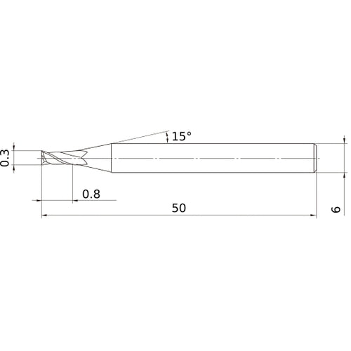 MS2XL6D0030N008 CARBIDE ENDMILL