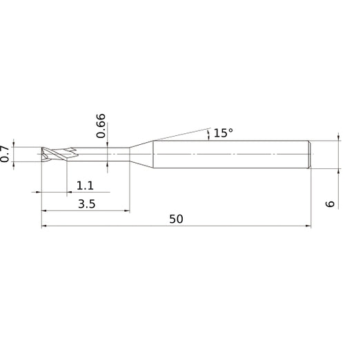 MS2XL6D0070N035 CARBIDE ENDMILL