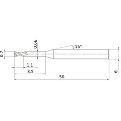MS2XL6D0070N035 CARBIDE ENDMILL