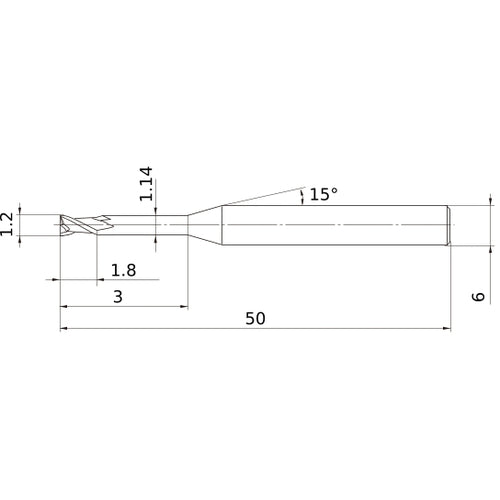 MS2XL6D0120N030 CARBIDE ENDMILL