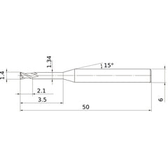 MS2XL6D0140N035 CARBIDE ENDMILL