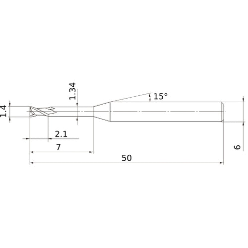 MS2XL6D0140N070 CARBIDE ENDMILL