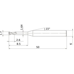 MS2XL6D0170N085 CARBIDE ENDMILL