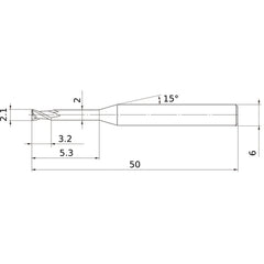 MS2XL6D0210N053 CARBIDE ENDMILL