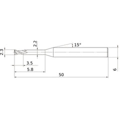 MS2XL6D0230N058 CARBIDE ENDMILL