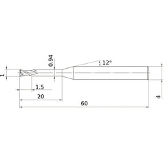 MS2XLD0100N200 CARBIDE ENDMILL