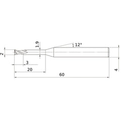 MS2XLD0200N200 CARBIDE ENDMILL
