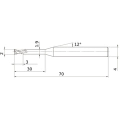 MS2XLD0200N300 CARBIDE ENDMILL