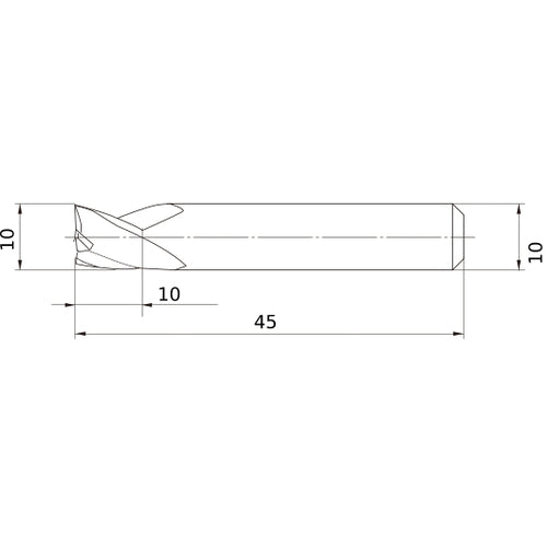 MS3ESD1000L45S10 CARBIDE ENDMILL