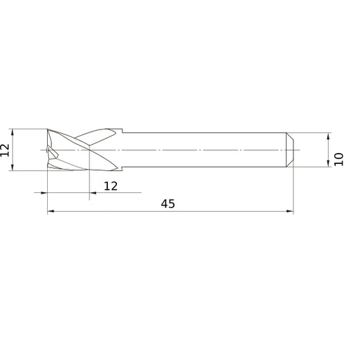 MS3ESD1200L45S10 CARBIDE ENDMILL