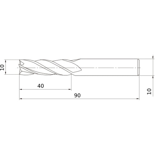 MS4JCD1000 CARBIDE ENDMILL