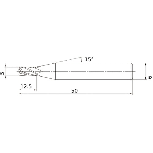 MS4MCD0500 CARBIDE ENDMILL