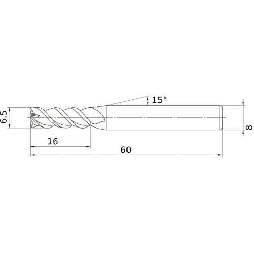 MSMHZDD0650 CARBIDE ENDMILL