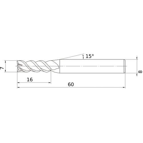 MSMHZDD0700 CARBIDE ENDMILL