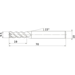MSMHZDD0950 CARBIDE ENDMILL