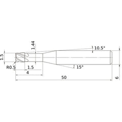 VCPSRBD0150N04R05 CARBIDE ENDMILL