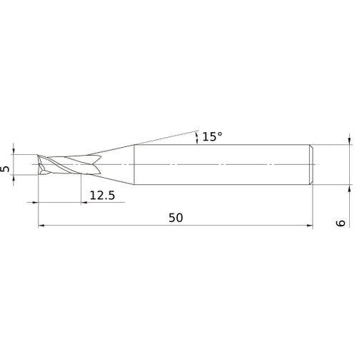 VF2MVD0500 SOLID CARBIDE EM