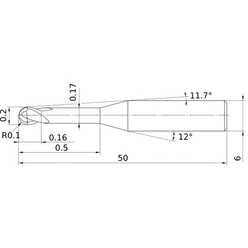 VF2XLBR0010N005S06 SOLID CARB EM