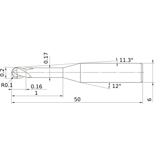 VF2XLBR0010N010S06 SOLID CARB EM