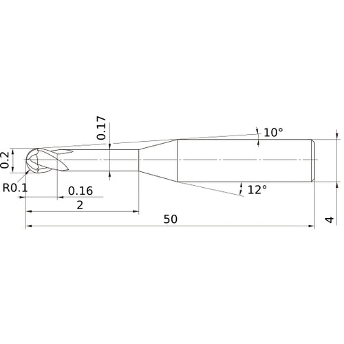 VF2XLBR0010N020S04 SOLID CARB EM