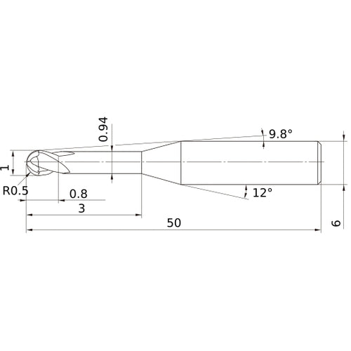 VF2XLBR0050N030S06 SOLID CARB EM