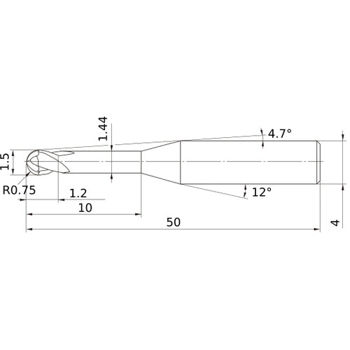 VF2XLBR0075N100S04 SOLID CARB EM