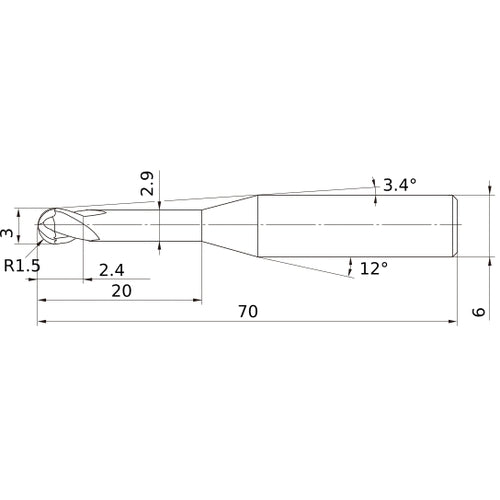 VF2XLBR0150N200S06 SOLID CARB EM