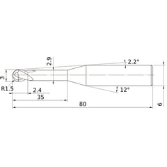 VF2XLBR0150N350S06 SOLID CARB EM