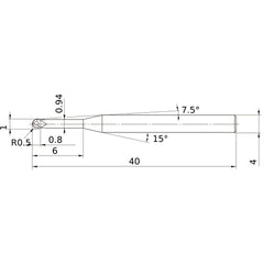 VF2XLBSR0050N060 SOLID CARBIDE EM