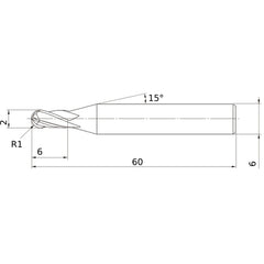 VF4MBR0100 SOLID CARBIDE EM