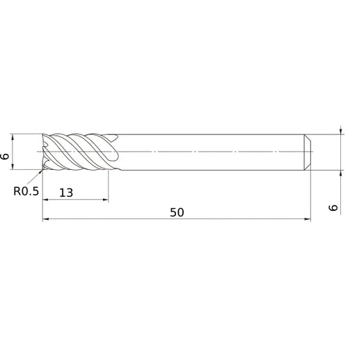 VF6MHVRBD0600R050 SOLID CARB EM