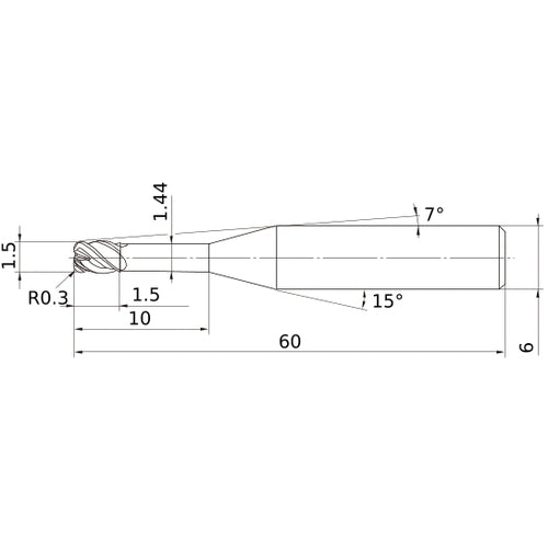 VFHVRBD0150R03N010 SOLID CARB EM