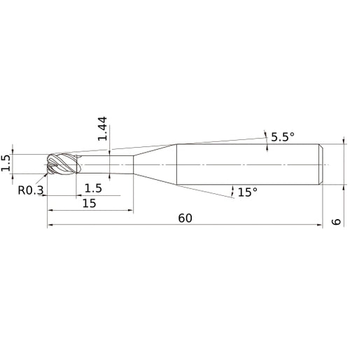 VFHVRBD0150R03N015 SOLID CARB EM