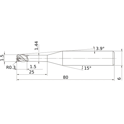 VFHVRBD0150R03N025 SOLID CARB EM