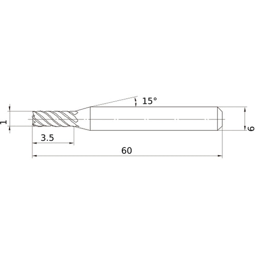 VFMDD0100 SOLID CARBIDE EM