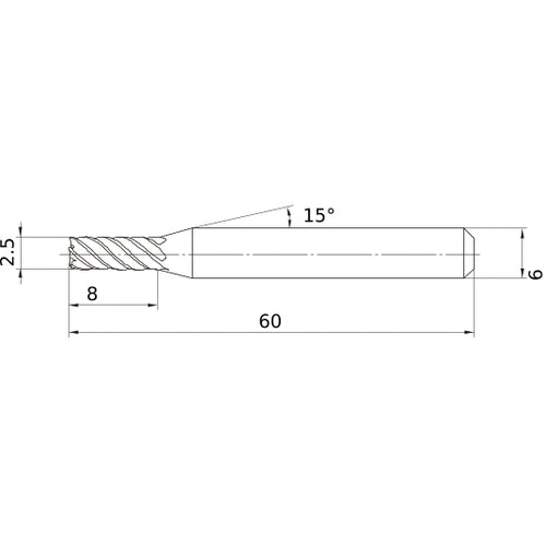 VFMDD0250 SOLID CARBIDE EM