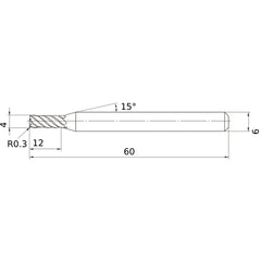 VFMDRBD0400R030 SOLID CARBIDE EM