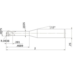 VQ4SVBD3/16 CARBIDE ENDMILL