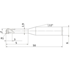 VQ4SVBR0100 CARBIDE ENDMILL
