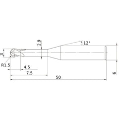 VQ4SVBR0150 CARBIDE ENDMILL