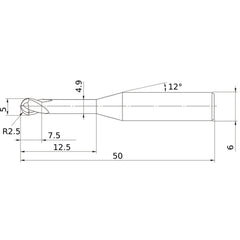 VQ4SVBR0250 CARBIDE ENDMILL