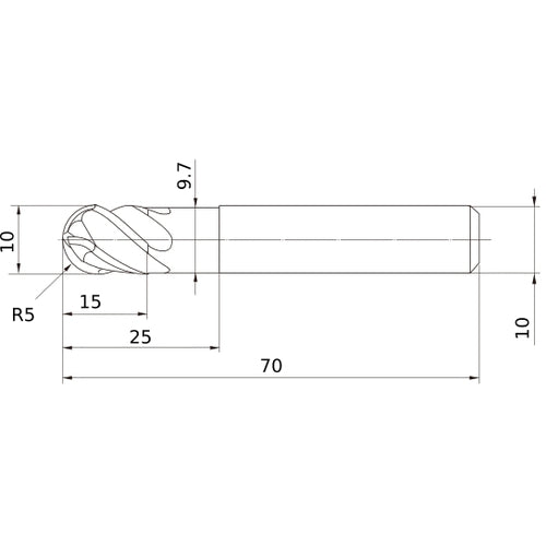 VQ4SVBR0500 SOLID CARBIDE EM