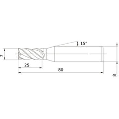 VQJHVD0700 CARBIDE ENDMILL