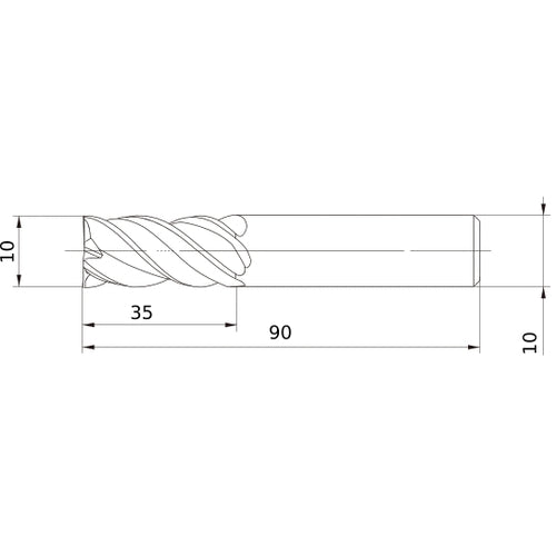 VQJHVD1000 CARBIDE ENDMILL