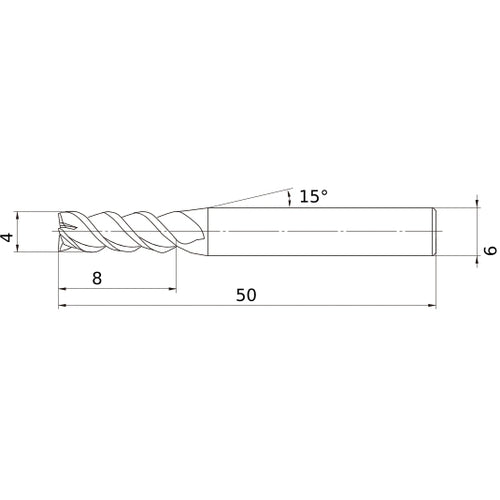 VQMHZVD0400 CARBIDE ENDMILL