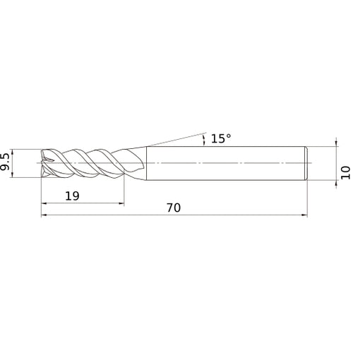 VQMHZVD0950 CARBIDE ENDMILL