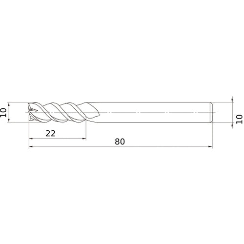VQMHZVD1000 CARBIDE ENDMILL